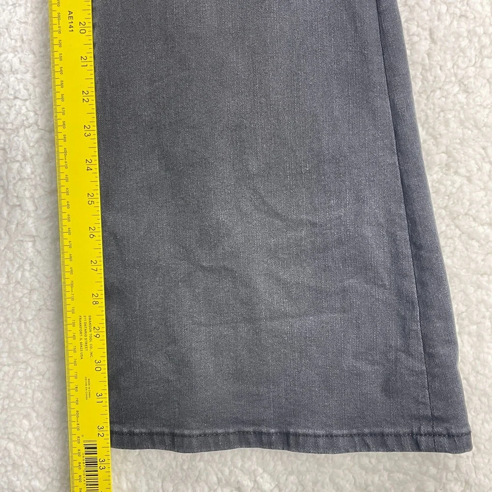 PTCL Ethical Clothing Jeans Womens Size 32 Black Denim Wide-Leg High-Rise Casual